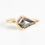 Freya 2ct Gray Kite Diamond Bezel Set Engagement Ring - MTD