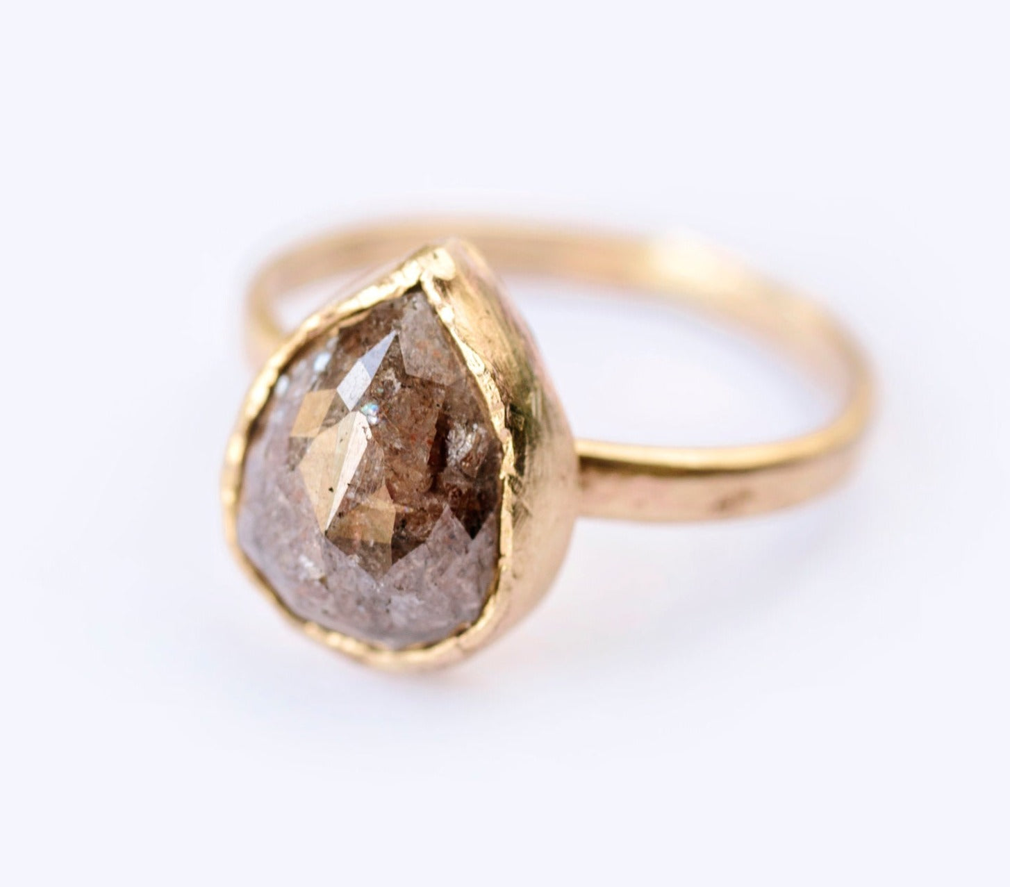Earth | Brown Diamond Engagement Ring - Melissa Tyson Designs