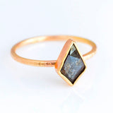 Kite | Gray Diamond Engagement Ring - Melissa Tyson Designs