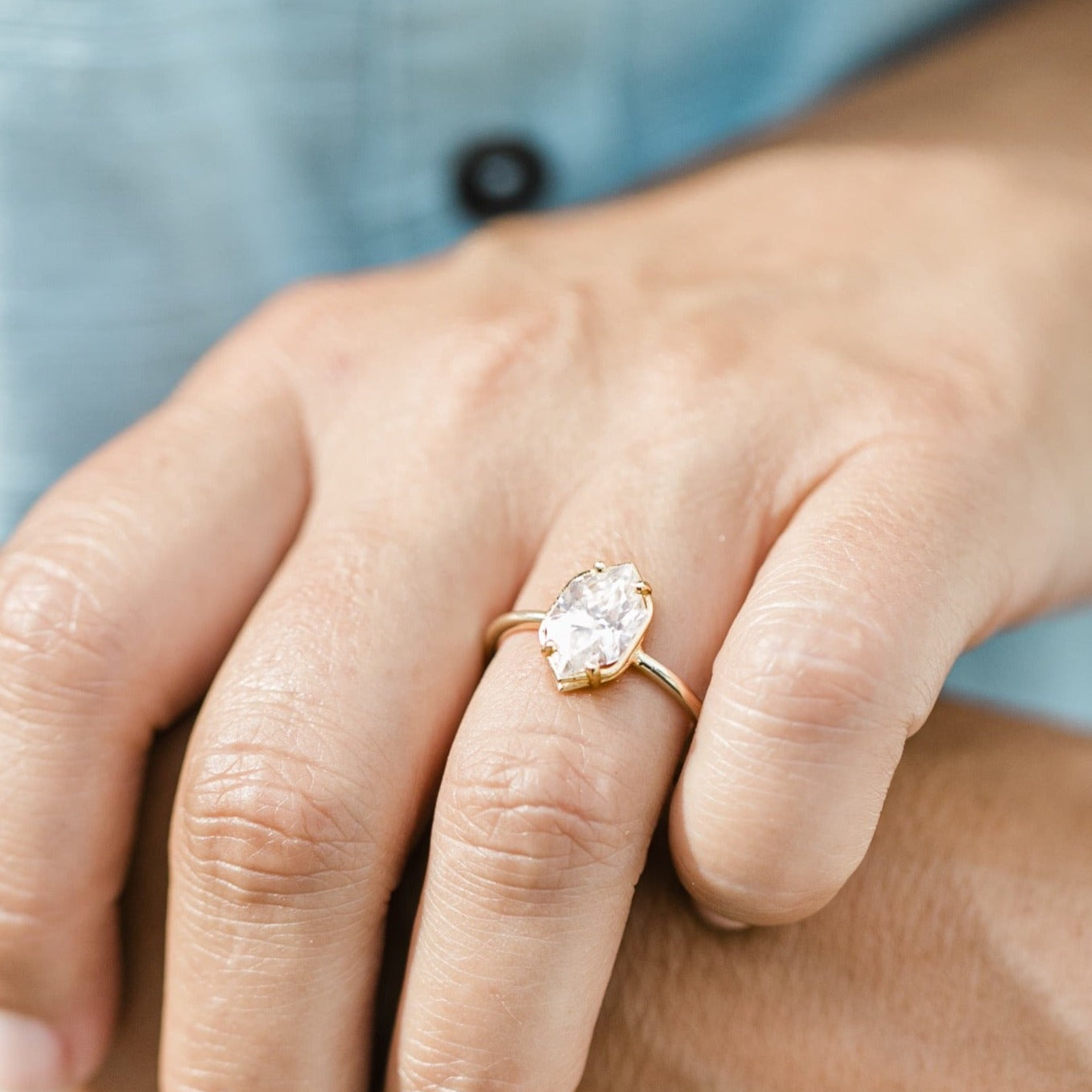 Josephine Elongated Engagement Ring | Engagement Ring | MTD