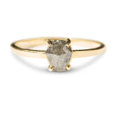June Amorphous Gray Diamond Ring - MTD