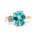 Blue Lagoon Toi Et Moi Two Stone Ring - MTD