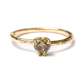 Champagne Heart Diamond Ring - Melissa Tyson Designs