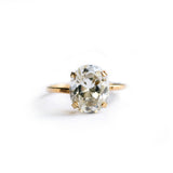 Seline Moissanite Engagement Ring and Diamond Wedding Band - Melissa Tyson Designs